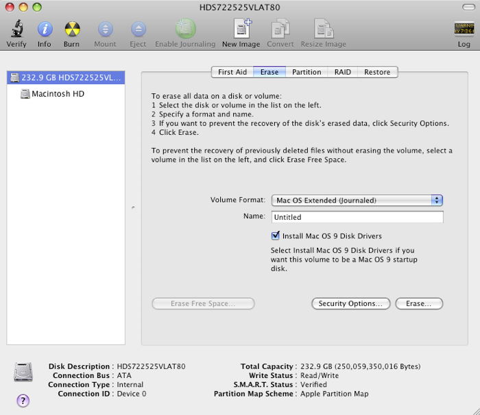 hard disk tool for mac